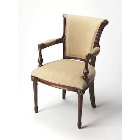 BUTLER CARINA PLANTATION CHERRY ACCENT CHAIR